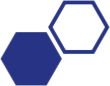 Two hexagon icons