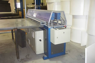 A butt welder machine