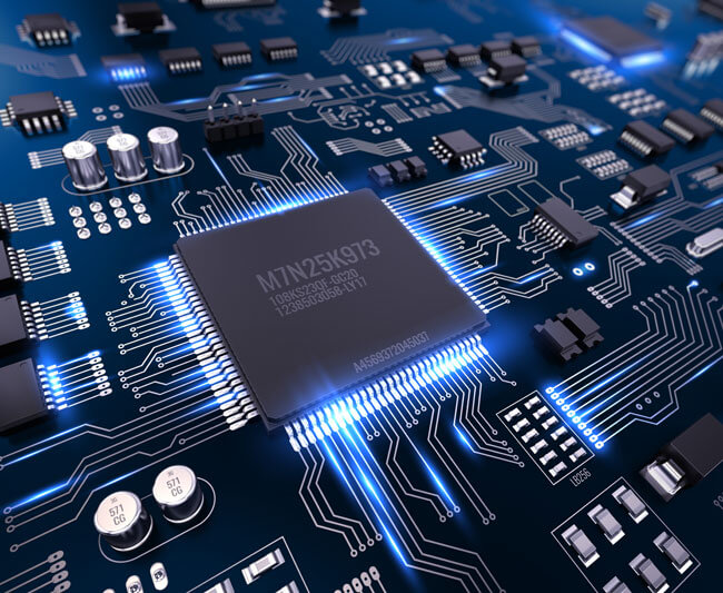 A computer chip